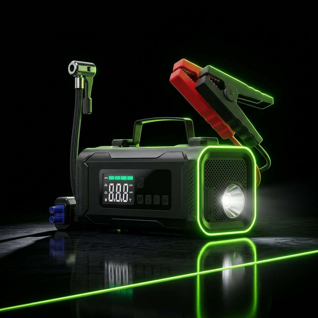 7-in-1 Auto Essential Jump Starter